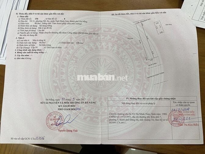 Cần bán nhanh lô đất mặt tiền đường Đỗ Bá, DT: 162m2, giá chỉ 37 tỷ