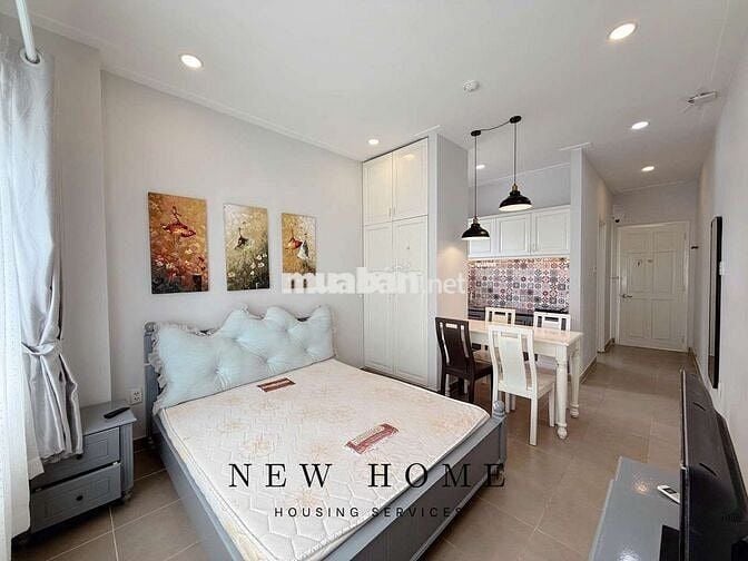 Căn Hộ Xinh Gần Chợ Bà Chiểu_Cửa Sổ Trời_Tách Bếp 35m2_Full Nội Thất