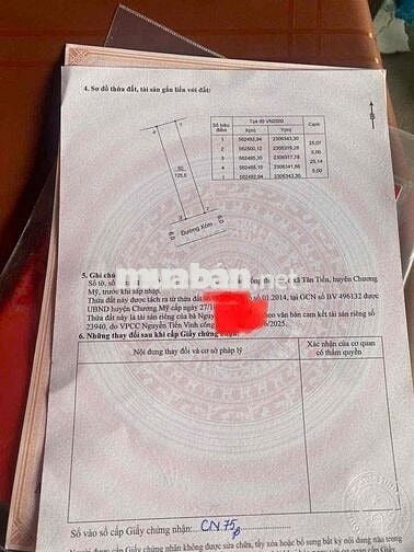Chính chủ gửi bán mảnh đất 125,5m full thổ 🎉🎉 🚘 Đường mặt tiền 2 ô tô