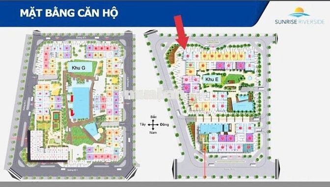 Cho thuê  SUNRISE RIVERSIDE - Nhà Bè. DT: 94m2, 3pn, 2wc, GIá 18tr/T