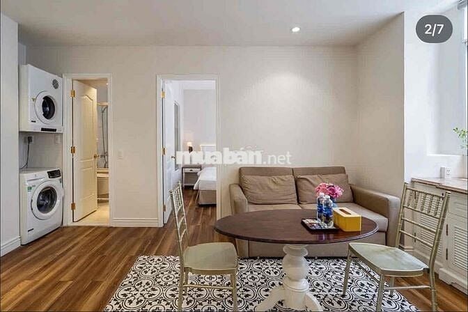 CĂN HỘ 1 PHÒNG NGỦ-1 PHÒNG KHÁCH LUXURY FULL NỘI THẤT CAO THẮNG Q3