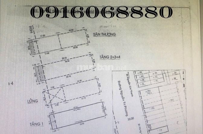 BÁN NHÀ MẶT TIỀN : 136H NGUYỄN TRI PHƯƠNG - P. 9 - Q. 5 - TPHCM