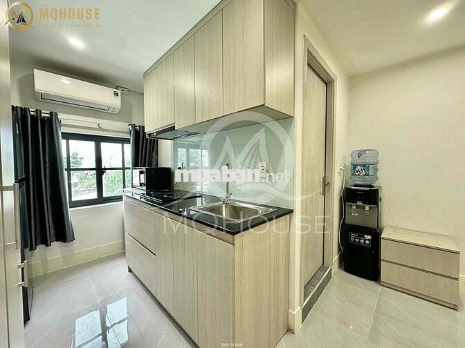 Căn hộ 1PN ra vào vân tay, full nội thất, máy lọc nước, bếp hút mùi