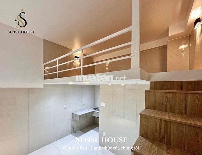 cho thuê căn hộ dịch vụ có gác siêu đẹp rộng ngay lê trọng tấn