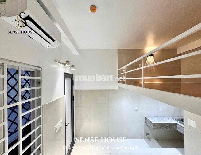cho thuê căn hộ dịch vụ có gác siêu đẹp rộng ngay lê trọng tấn