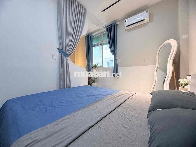 Căn hộ tách bếp, phòng ngủ siêu chill, full nội thất, phòng khách rộng