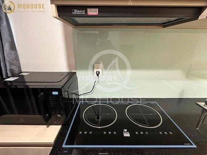 Căn hộ 1PN ra vào vân tay, full nội thất, máy lọc nước, bếp hút mùi