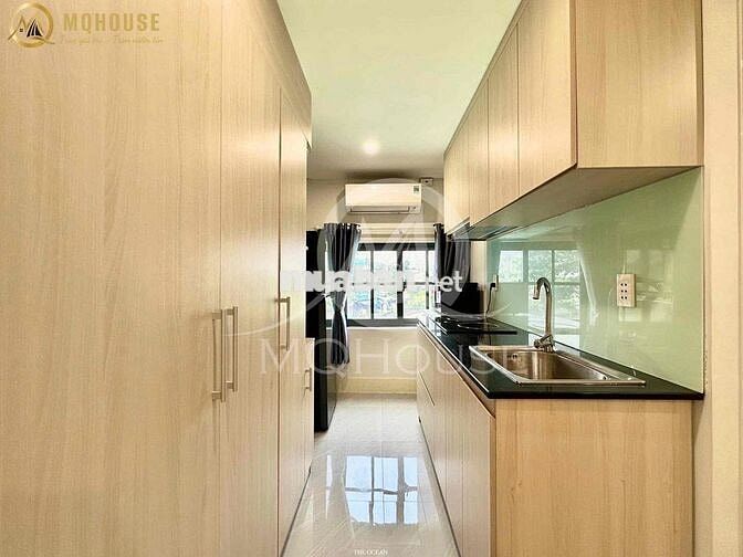 Căn hộ 1PN ra vào vân tay, full nội thất, máy lọc nước, bếp hút mùi