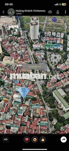 bán 102m2 đất ngõ 1 trung văn , lương thế vinh. gần công viên phùng kh