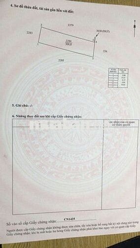 ĐẤT NỀN BIỆT THỰ 9X35 QH ĐẤT Ở TOÀN BỘ GIÁP DAL 3.5M THUỘC P. PHÚ TÂN