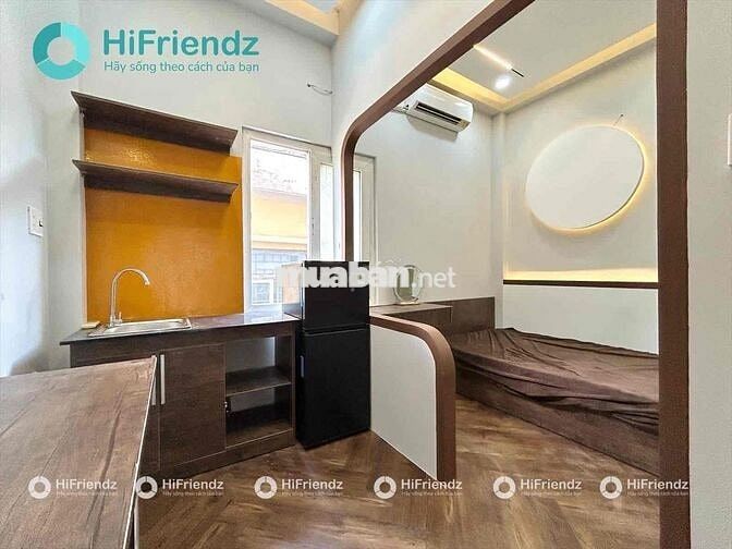 CĂN HỘ TÁCH BẾP 1 PHÒNG NGỦ - BANCOL, CỬA SỔ THOÁNG KHU K300