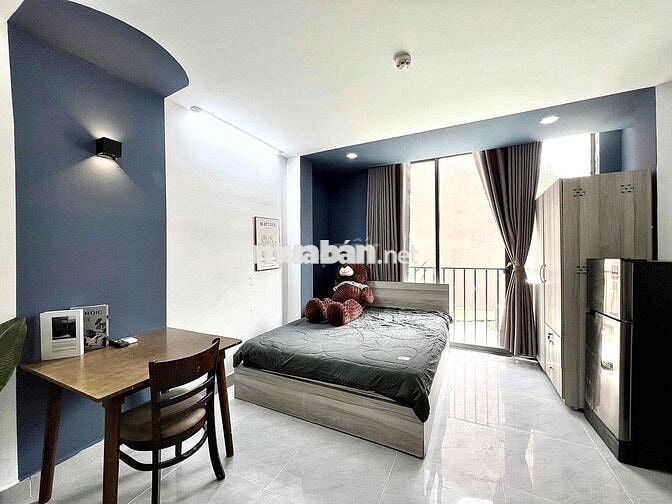 ✨CHO THUÊ CHDV ở Phan Đăng Lưu, Ban Công/Cửa sổ/Full Nội Thất