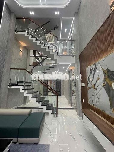 Nhà Đẹp 4 Tầng — Hẻm Nhựa 7m Gần Liên Khu 4-5 TKTQ (4m x 13m)