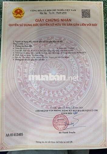 LÀM ĂN THUA LỖ, ÔNG HẰNG GỬI BÁN NHANH LÔ ĐẤT 120M2 SIÊU ĐẸP, SỔ MỚI