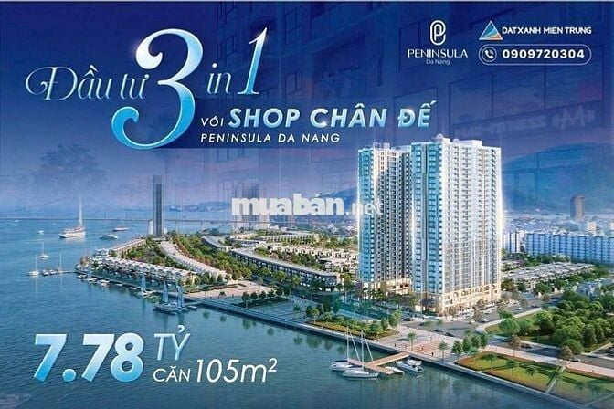 ĐẦU TƯ SINH LỜI KÉPCĂN 1PN TẠI PENINSULA - SỔ HỒNG RIÊNG BIỆT