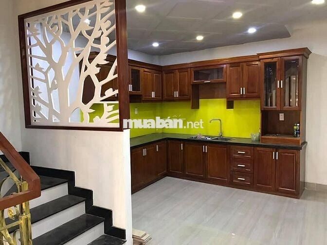 Nhà 45m2(4.1x11m), 5 tầng 5PN, Nơ Trang Long Bình Thạnh, hẻm 5m xe hơi