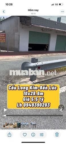 Bán 286m mặt tiền Phan Văn Mãng trung tâm Bến Lức - Long An