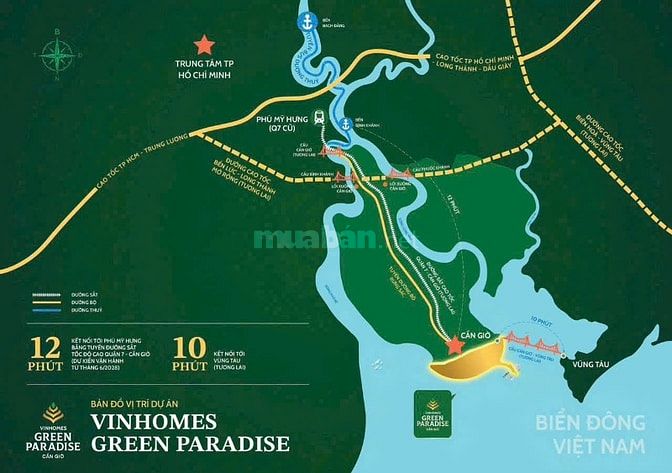 Booking Nhà Dự án Thành phố ESG++ Vinhomes Green Paradise Cần Giờ