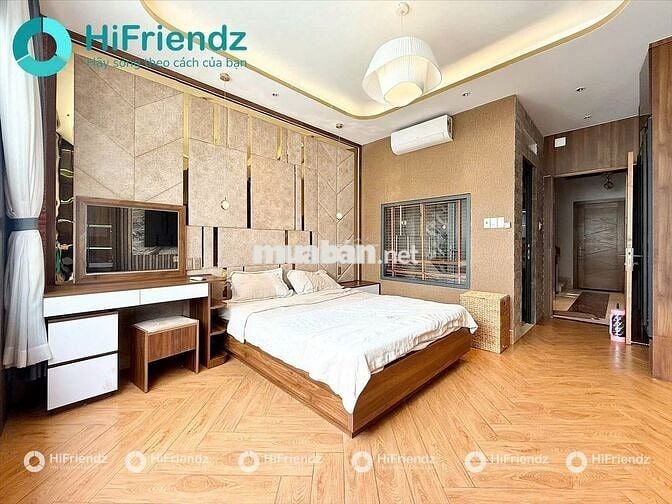 STUDIO BAN CÔNG FULL NỘI THẤT 40M2 NGAY CÔNG VIÊN LÀNG HOA