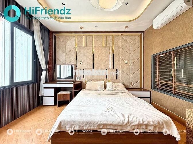 STUDIO BAN CÔNG FULL NỘI THẤT 40M2 NGAY CÔNG VIÊN LÀNG HOA