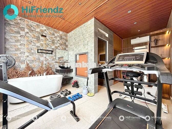 STUDIO BAN CÔNG FULL NỘI THẤT 40M2 NGAY CÔNG VIÊN LÀNG HOA