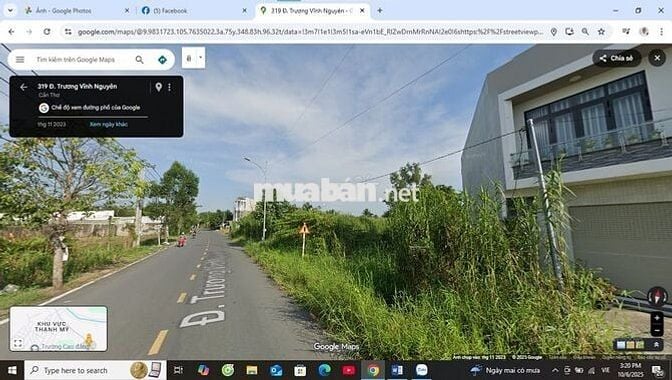 Bán đất 2 mặt tiền có công trình nhà kho 300m2