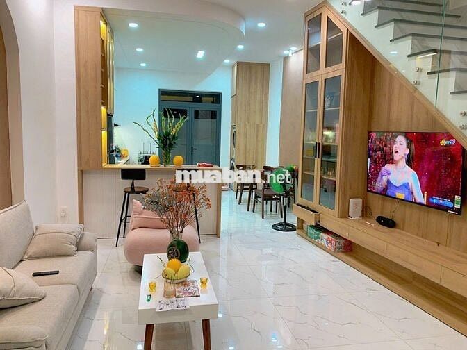 100M2 - NHÀ ĐẸP  - TRƯỜNG CHINH - HXH SÁT MẶT TIỀN - FULL NỘI THẤT