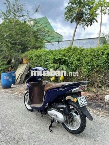 Xe tay ga Honda Vision màu xanh dương