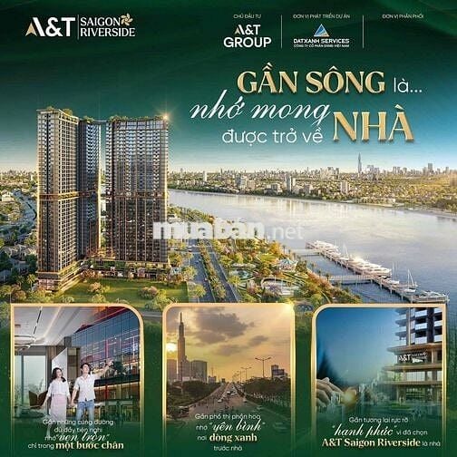 Nhận booking,cọc dự án A&T saigon Riverside