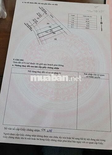 112m2 thổ cư 2 mặt tiền trước sau huỳnh thúc kháng giá 1ty250, thịnh