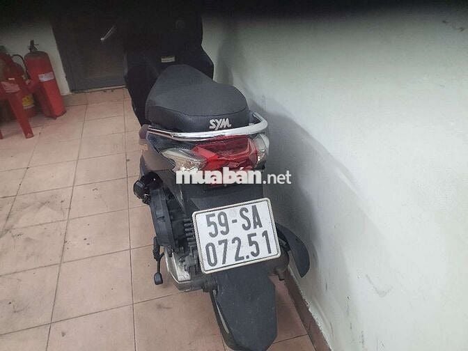 Xe ga 50cc hãng SYM Passing màu xám đen mua 2023