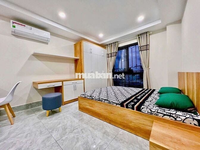 CHDV STUDIO 40M2 CỬA SỔ ĐÓN NẮNG FULL NỘI THẤT TÒA NHÀ THANG MÁY