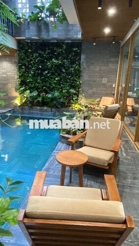 Cho thuê căn hộ Studio - Full nội thất, View ban công ,Hồ Bơi&Cây Xanh