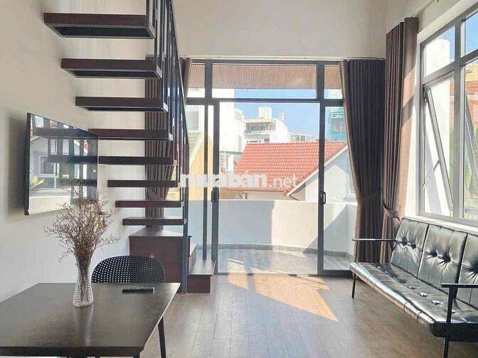 Cho thuê duplex cửa sổ/ban công gần sân bay Tân Sơn Nhất, ĐH Huflit