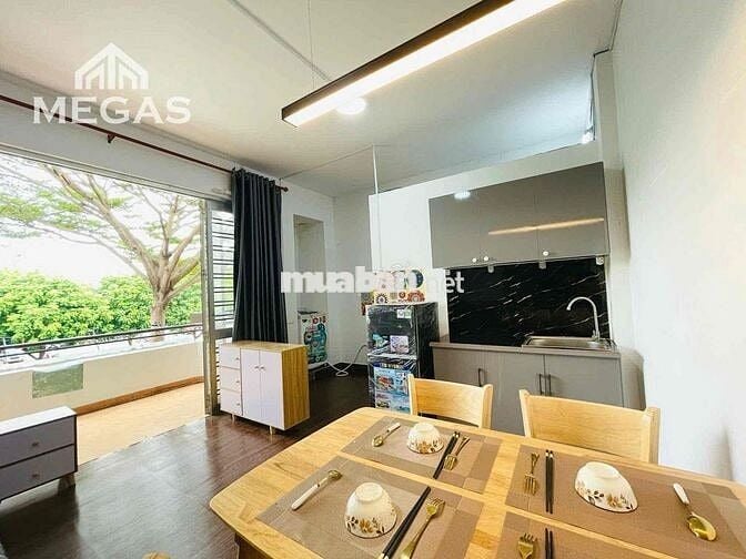 STUDIO FULL NỘI THẤT, BAN CÔNG RIÊNG NGAY VÀNH ĐAI TRONG AEON BÌNH TÂN