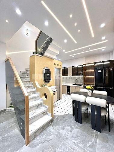 ⭐️Nhà 1 Lầu tuyệt đẹp Cao cấp hẻm xe hơi 1 trục Trần Thị Trọng, P15, Q