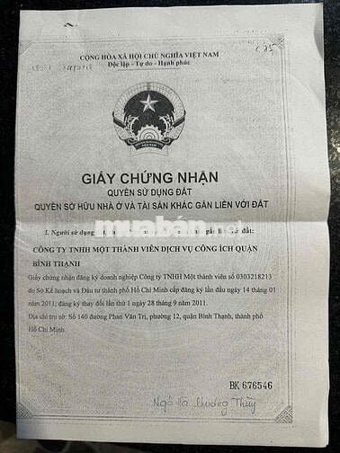 CHÍNH CHỦ CẦN TIỀN LÀM ĂN NÊN BÁN NHANH KHÔNG NÂNG GIÁ