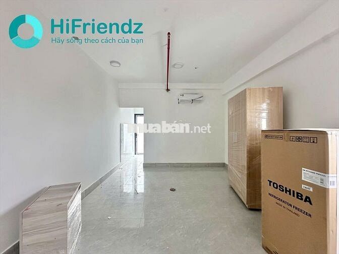 STUDIO 1PN TÁCH BẾP FULL NỘI THẤT BAN CÔNG GẦN CẦU SẮT AN PHÚ ĐÔNG