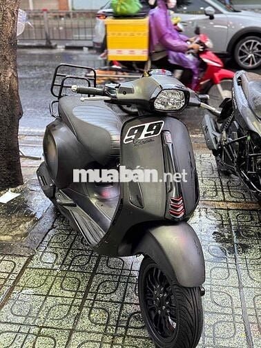 vespa sprin đen nhám xe đẹp máy zin bstp 9 chủ ký