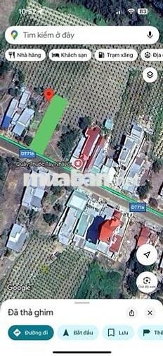 Bán đất nền mặt tiền đường nhựa 716 view hồ Bàu Trắng, Bình Thuận.