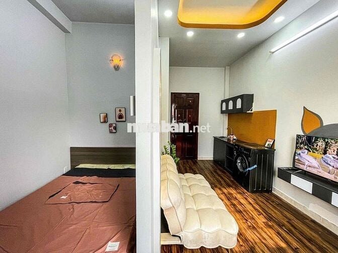 CHDV 1PN Tách Bếp , Free Xe , Không Chung Chủ