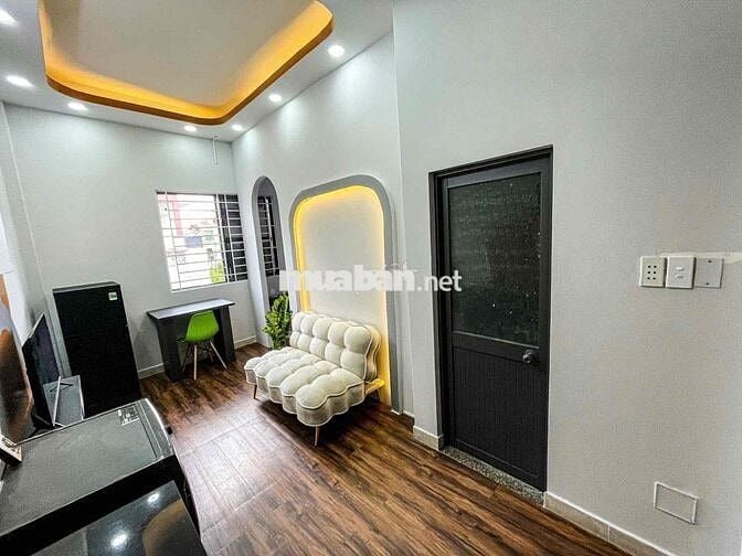 CHDV 1PN Tách Bếp , Free Xe , Không Chung Chủ