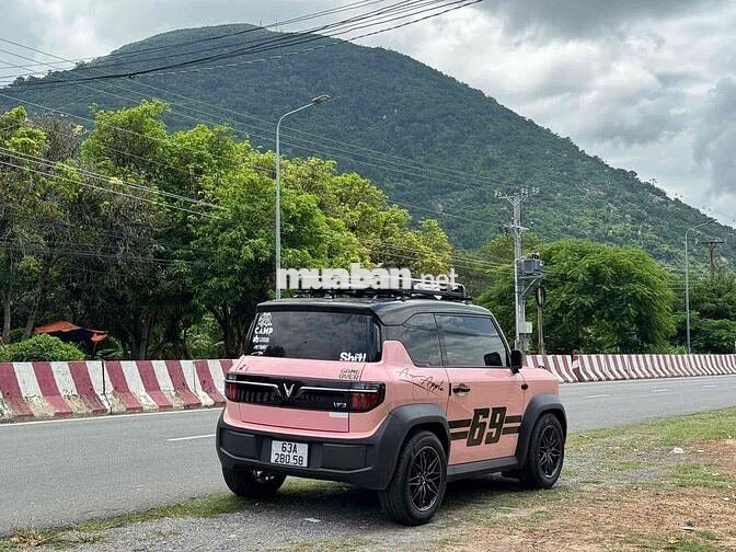 VinFast VF3 T12/2024 Hồng Thuê pin - lên đồ 60tr