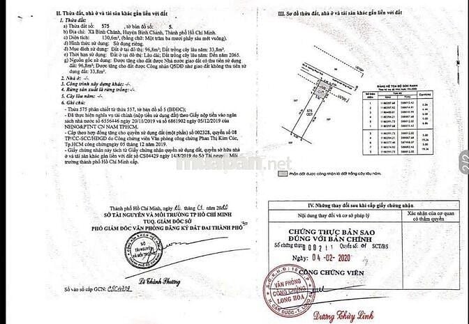 BÁN ĐẤT THỔ CƯ BÌNH CHÁNH -XÂY TỰ DO - SỔ HỒNG RIÊNG - GẦN CHỢ TRƯỜNG
