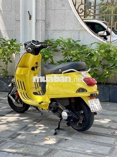 siêu phẩm vespa 2vies phun xăng cục máy rin chất