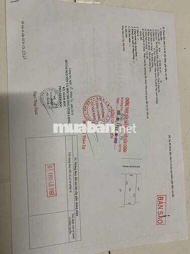 ĐẤT SỔ ĐỎ MẶT TIỀN NỘI BỘ 6M, DIỆN TÍCH 54M2 KDC CÁT TƯỜNG PHÚ SINH