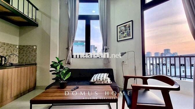 Duplex ban công full nội thất - giặt sấy. Gần Lotte BigC Crescent mall