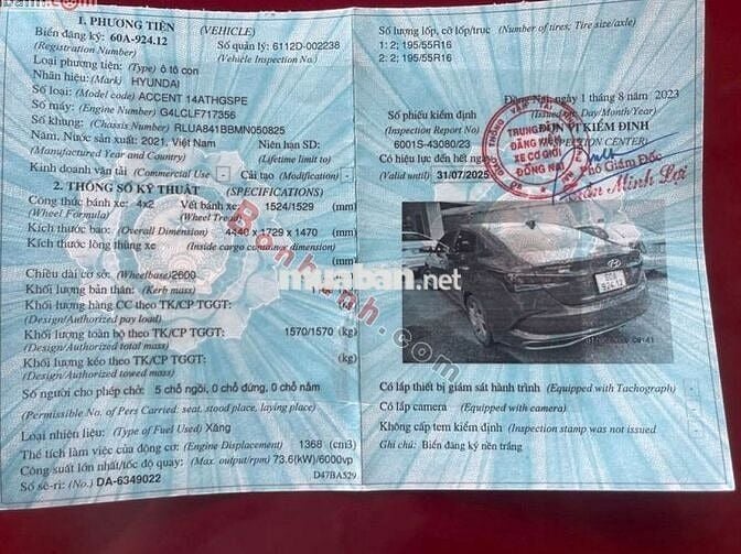 Accent 1.4 AT Đặc Biệt 2021 – Xe đẹp, chính chủ