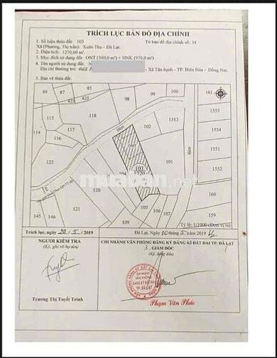 Chính Chủ Cần Tiền Bán Lỗ Mảnh Đất 1270m2 Xuân Thọ Đà Lạt