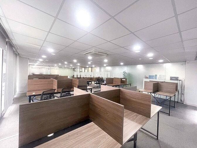 Cho thuê VP 120m2 Cư Xá Bắc Hải Q10 full nội thất